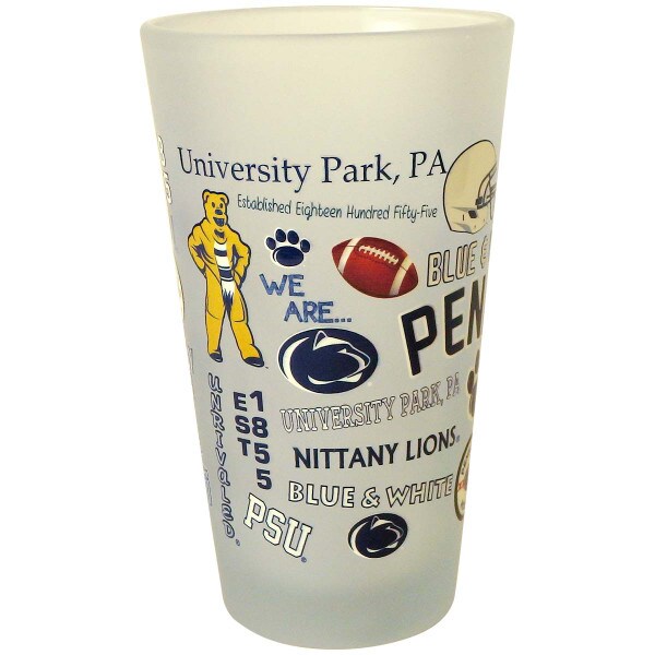 pint glass with logos image 3